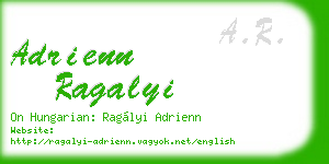 adrienn ragalyi business card